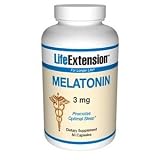 Life Extension Melatonin 3mg Capsule, 60-Count