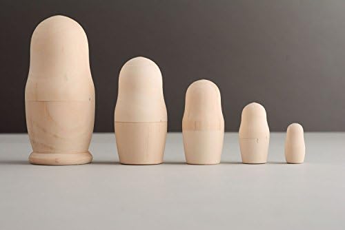 Homemade Blank Nesting Dolls