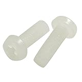 uxcell　ネジ　白い　プラスチック　30個入