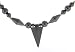 Hematite Necklace 16-18 Inches in Length - Arrowhead