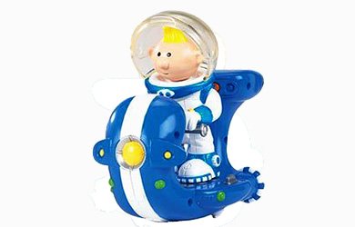 Childrens Toyshop  Toys : Fisher Price Lunar Jim - Figure & Vehicle - Lunar Jim & Scrambler
