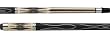 Maple with Brown and Black Floating Points with Abalone Shell Diamonds Cue Weight: 19.0 Oz.