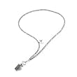 Gray Moonbabies Lanyard With Silver Airplane