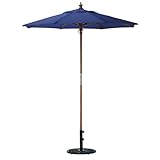 Oxford Garden 6-Foot Market Umbrella, Blue