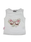 Wild Mango - Infant Baby Girls Ribbed Sleeveless Top, White, Red, Pink