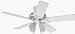 Hunter The Studio Four-Light 52-Inch Five-Blade Ceiling Fan, White with Frosted Globes #25583