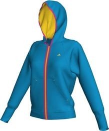 Adidas Damen Kapuzenjacke Verve, intensblu/wo, 42, O02426-42