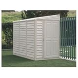 DuraMax 00614, 4' x 8' Stronglasting SideMate Vinyl Storage Shed With Foundation Kit (00614-DM) Category: Duramax Vinyl Sheds