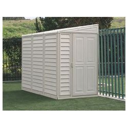 DuraMax 00614, 4' x 8' Stronglasting SideMate Vinyl Storage Shed With Foundation Kit (00614-DM) Category: Duramax Vinyl Sheds