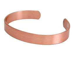 Apex Copper Bracelet, Solid Band