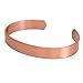 Apex Copper Bracelet, Solid Band