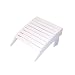 Outdoor Living : Adirondack Ottoman - White
