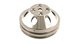 Spectre 4497 Mopar Polished Double Belt Water Pump Pulley for Short Block