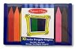 Jumbo Triangle Crayons - 10 Pc.