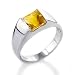 Sterling Silver Citrine Ring