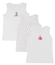 Disney Princess sleeveless vests - 3pk