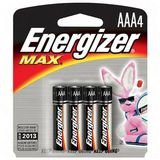 Eveready #E92BP-4 ENER 4PK AAA AlkBattery
