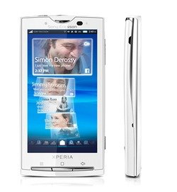Sony Ericsson Xperia X10 white o2 sim-free, no contract