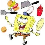 SPONGEBOB Krusty Krab WALL APPLIQUES wallpaper kid room