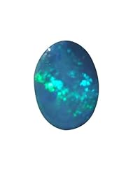 O&G Australia Natural Opal Doublet Gemstone, 6x8mm (0.77cttw)