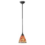 Quoizel TF1507VB Pomez Agate Stone 1 Light Pendant