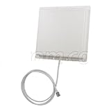 2.4 GHz 14 dBi Flat Panel Range Extender Antenna - 4ft RP-SMA Plug Connector