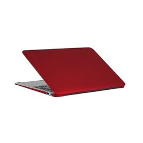 Click here to buy Incipio MacBook 11-inch feather Ultralight Hard Shell Case - Matte Iridescent Bright Red.