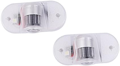 AutoERA 1 Pair of Car Door Courtesy Light Logo Projector No Drilling Fast Replacement for JAGUAR-XK JAGUAR-XJ with Lifetime Free Logo Chips Replacement