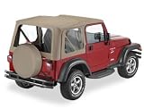 Bestop 51127 Soft Top Replace-A-Top for Jeep With Full Steel Door (Door Skins Not Included)