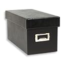 Bonded Leather CD Box - Black