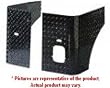 Corner Plates With Holes, Powder Black Warrior 1987-1995 Jeep Wrangler Yj
