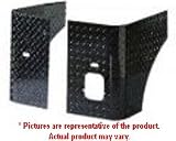 Corner Plates With Holes, Powder Black Warrior 1987-1995 Jeep Wrangler YJ # WAR907APC