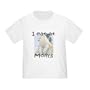 Toddler Tshirt - 5.5oz.100% Cotton in White Yellow Light Pink or Baby Blue I eat at moms with polar bears