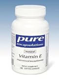 Pure Encapsulations - Vitamin E (mixed tocopherols) 180sg