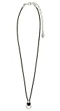 charms Pilgrim 444 841 Charm Leder Kette schwarz/silber