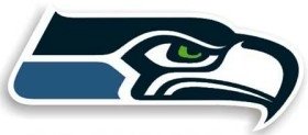 Seattle Seahawks 12'' Logo Car Magnet
