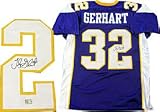 Toby Gerhart Autographed / Signed Minnesota Vikings Jersey (Absolute Authentics)