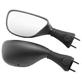 03-04 KAWASAKI ZZR600: BIKEMASTER BLACK REPLACEMENT MIRROR - LEFT by BikeMaster