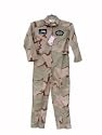 Top Gun Flight Suit Desert Camo w/Insiginia