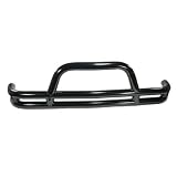 Rugged Ridge 11560.80 Front Tubular Bumper Shiny Black With Hoop For 1984-95 Jeep Cherokee And Comanche