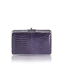 Francesco Biasia Snake - Reptile Evening Frame Clutch Violet Francesco Biasia Snake - Reptile Evening Frame Clutch Violet