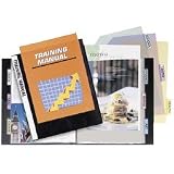 Itoya Clear Cover 8.5 x 11 Profolio Index Presentation / Display Book, 24 Sleeves for 48 Views.
