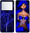 Blue Girl - Apple iPod nano 1G (1st Generation) 1GB/ 2GB/ 4GB Protector Skin Decals - Faceplate Stickers Blue Girl - Apple iPod nano 1G (1st Generation) 1GB/ 2GB/ 4GB Protector Skin Decals - Faceplate Stickers