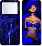 Blue Girl - Apple iPod nano 1G (1st Generation) 1GB/ 2GB/ 4GB Protector Skin Decals - Faceplate Stickers