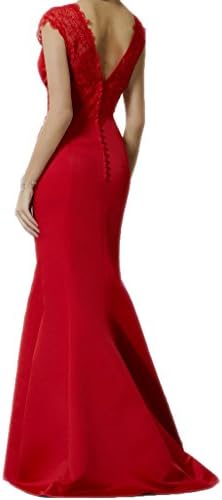 Dress U Mermaid Evening Dresses Long Prom Gown Simple Elegant Party Dress Size 4 US Fushcia