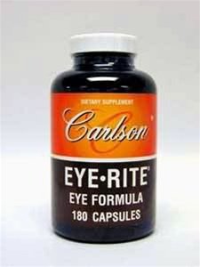 Carlson Labs Eye Rite Eye Formula 180 Capsules