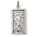 Sterling Silver St Christopher Medal and 24-inch Chain
