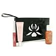 4pcs White Orchid Makeup Pouch: (1x Shine & Fine Lines, 1x Golden Dry Oil, 1x Lip Gloss 1x Bag)