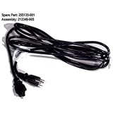Compaq 10Ft Power cable Armada Notebooks 1500C 1750 3500 7400 E500 M300 M700 etc - Refurbished - 255135-001