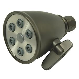 Oil Rubbed Bronze 6 Jet Adjustable Spray Showerhead
